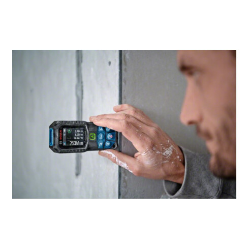 Bosch Telemetro laser GLM 50-27 CG con BA 3,7V 1,0Ah A e cavo USB-C