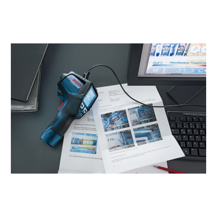 Bosch thermodetector GIS 1000 C met accu adapter