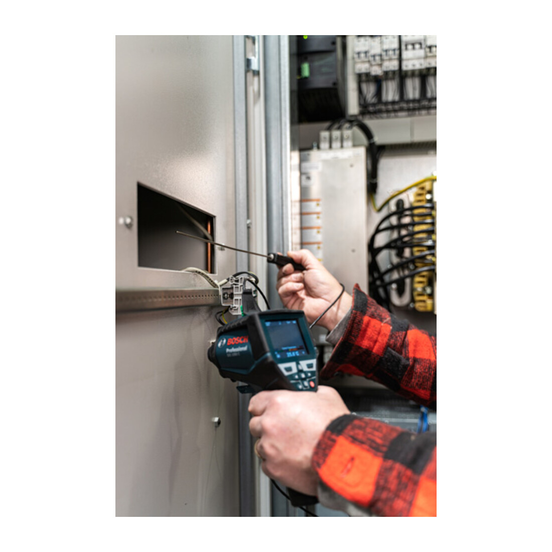 Bosch thermodetector GIS 1000 C met accu adapter