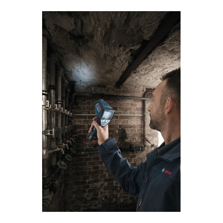 Bosch thermodetector GIS 1000 C met accu adapter
