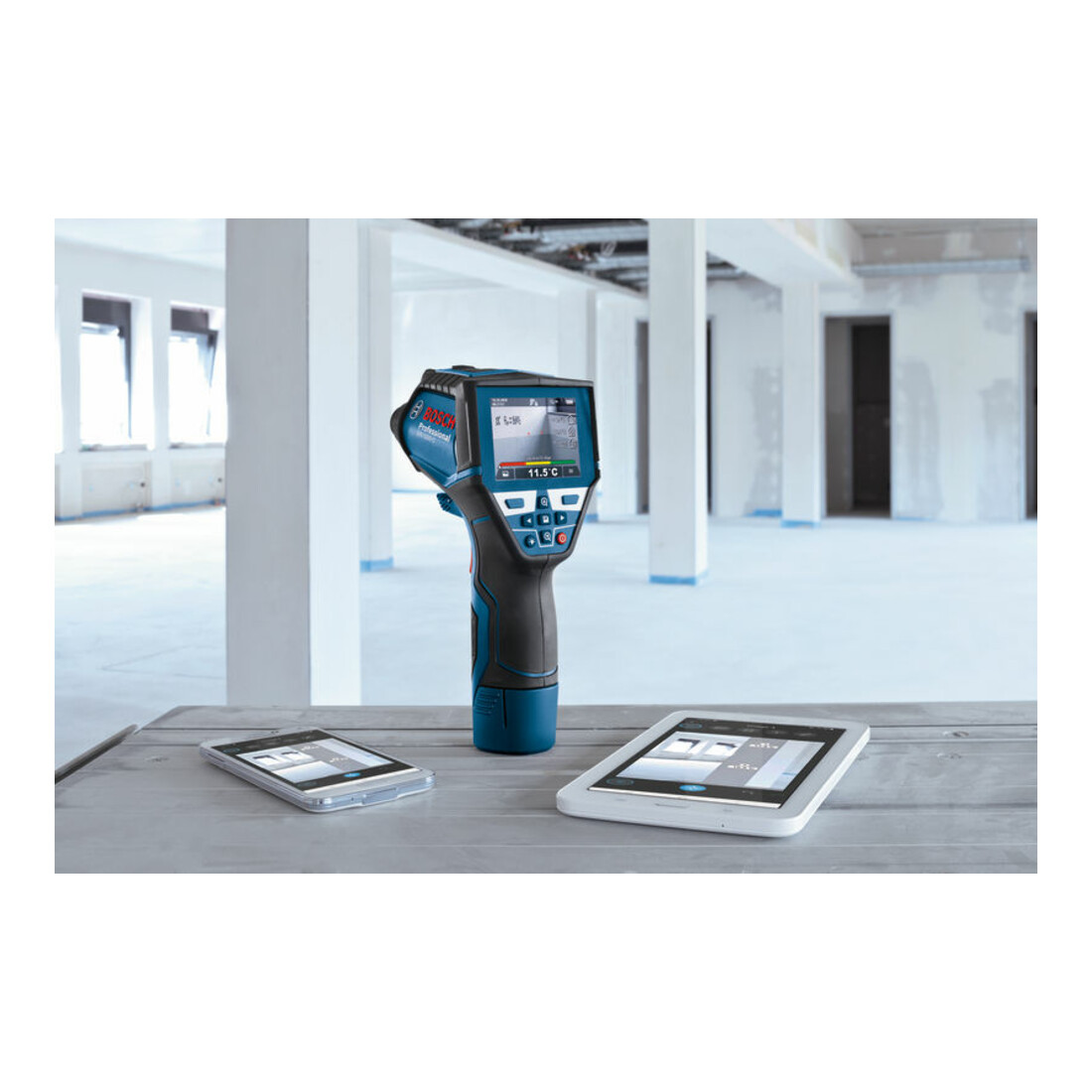 Bosch thermodetector GIS 1000 C met accu adapter