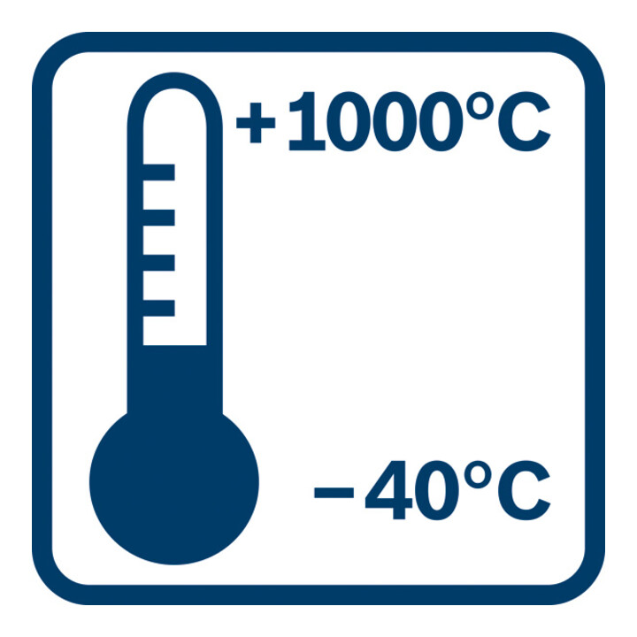 Bosch thermodetector GIS 1000 C met accu adapter