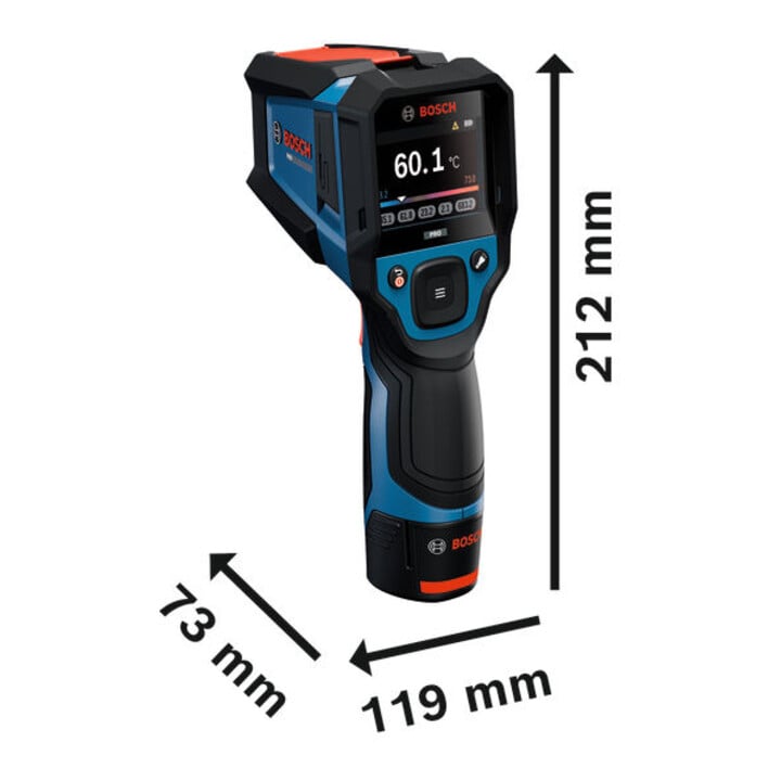 Bosch Thermodetector GIS12V-800-16 12V accu in L-BOXX