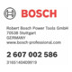 Bosch Tiefenanschlag ohne Dichtungsring passend zu Bosch-Modellreihe GSR TE-2