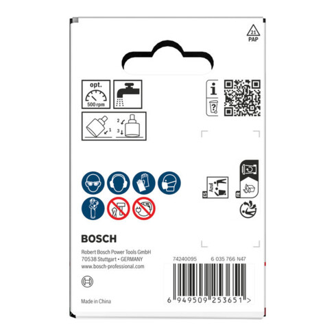 Bosch Tiles Lochsäge mit Aufsteckhalter, 53 x 40 mm