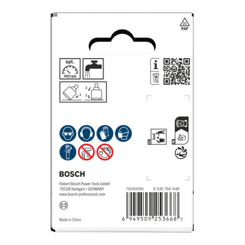 Bosch Tiles Lochsäge mit Aufsteckhalter, 60 x 40 mm