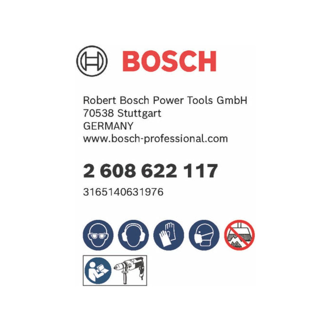 Bosch Edelstahl-Topfbürste mit gewelltem Draht