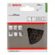 Bosch Topfbürste Edelstahl gewellter Draht 65 mm 0,3 mm 12500 U/ min M 14