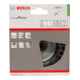 Bosch Topfbürste Edelstahl gezopfter Draht 100 mm 0,35 mm 8500 U/ min M14