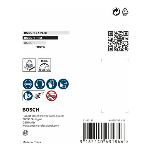 Bosch Topfbürste Edelstahl gezopft