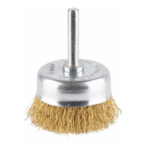 Bosch Messing-Topfbürste mit gewelltem Draht