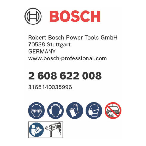 Bosch Messing-Topfbürste mit gewelltem Draht