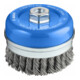 Bosch Topfbürste Stahl gezopfter Draht 100 mm 0,8 mm 8500 U/ min M 14