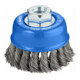 Bosch Topfbürste Stahl gezopfter Draht 65 mm 0,35 mm 12500 U/min M 14