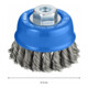 Bosch Topfbürste Stahl gezopfter Draht 75 mm 0,5 mm 12500 U/ min M 10-4