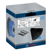 Bosch Topfbürste X-LOCK Clean for Metal 75 mm 0,3 mm gewellter Stahldraht-2