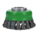 Bosch Topfbürste X-LOCK Heavy for Inox 75 mm 0,5 mm gezopfter rostfreier Stahldraht-4