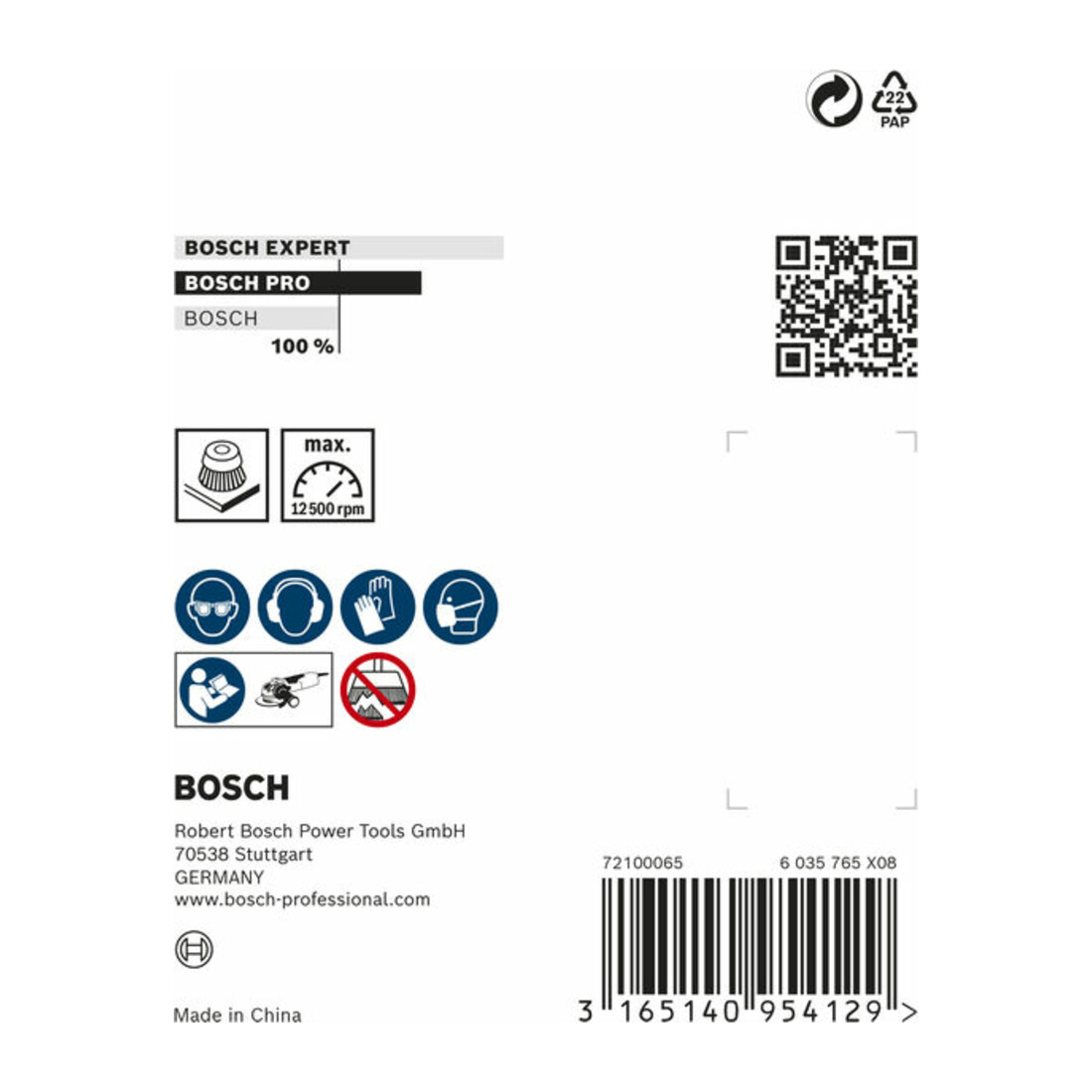 Bosch Topfbürste X-LOCK Heavy for Metal gezopfter Stahldraht