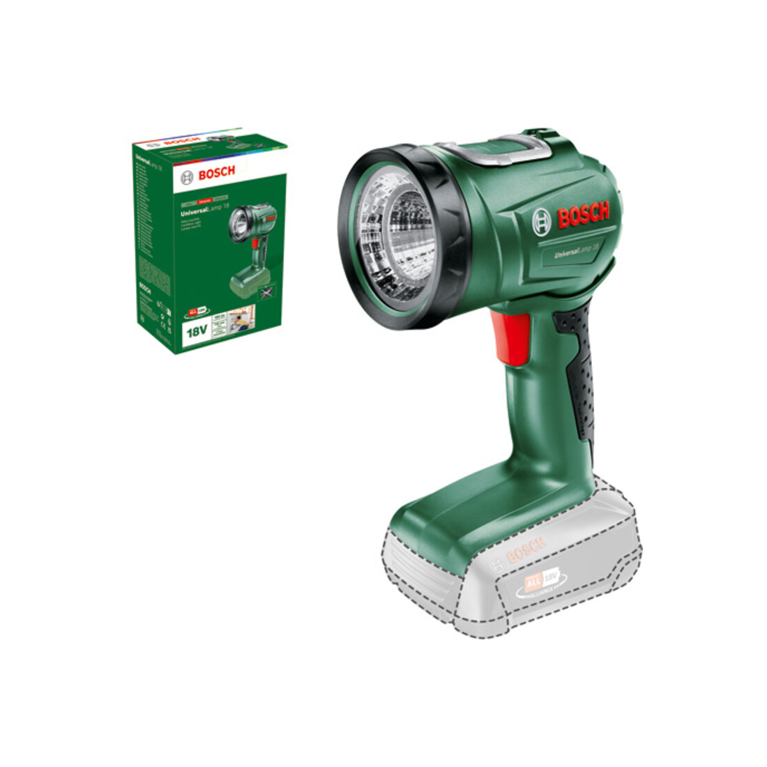 Bosch Torcia ricaricabile UniversalLamp 18