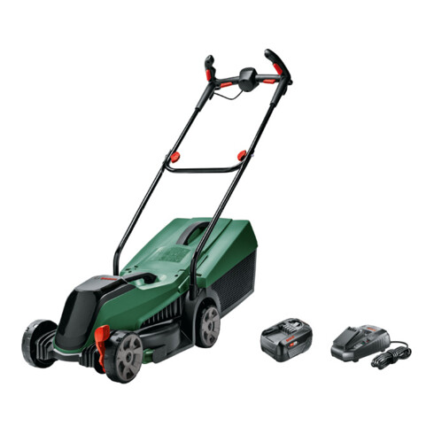 Bosch Tosaerba a batteria CityMower 18V-32-300, 1 batteria PBA 18V 4.0Ah W-C, caricabatterie