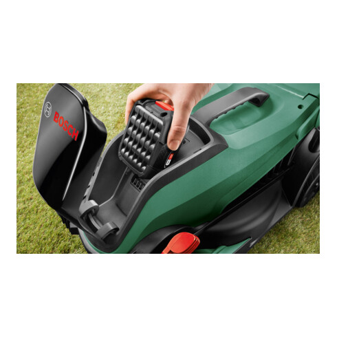 Bosch Tosaerba a batteria CityMower 18V-32-300, 1 batteria PBA 18V 4.0Ah W-C, caricabatterie