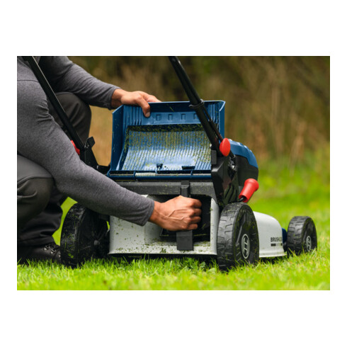 Bosch Tosaerba a batteria GRA18V2-46SP, 2x EXBA18V-55