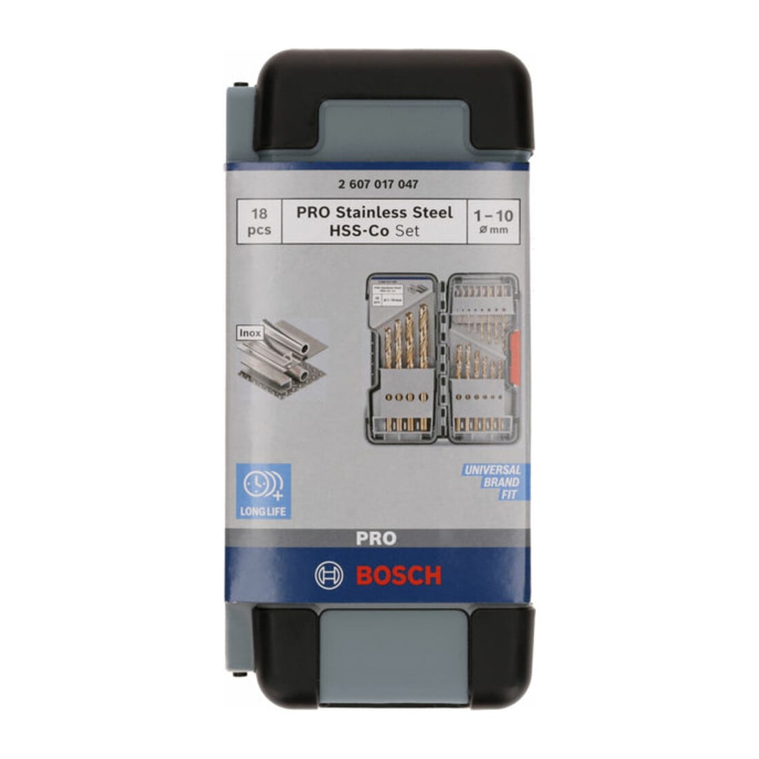 Bosch Toughbox Metallbohrer-Set 18tlg. HSS-Co, DIN 338, 135°