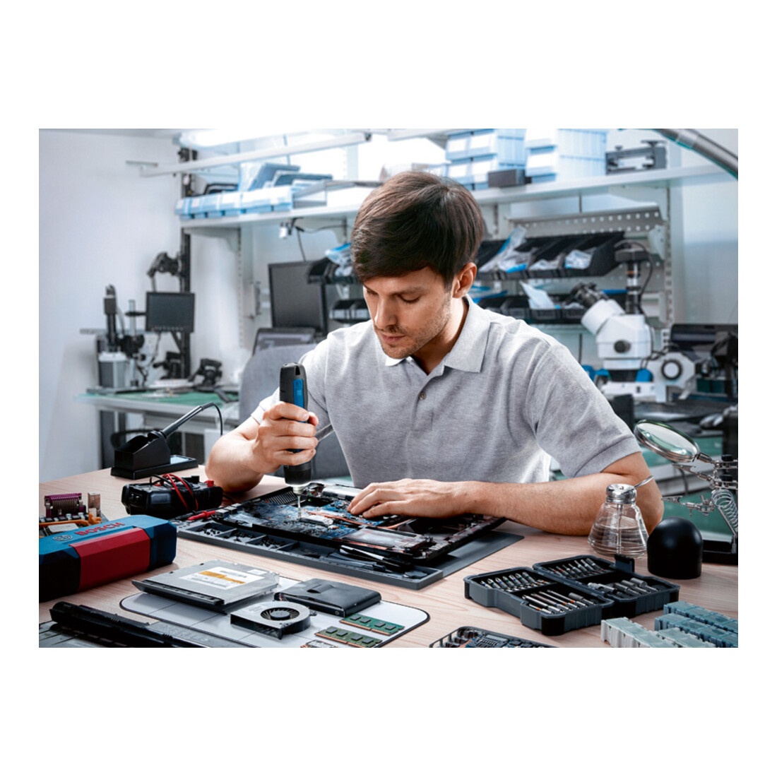Bosch Tournevis sans fil Bosch GO dans coffret de rangement