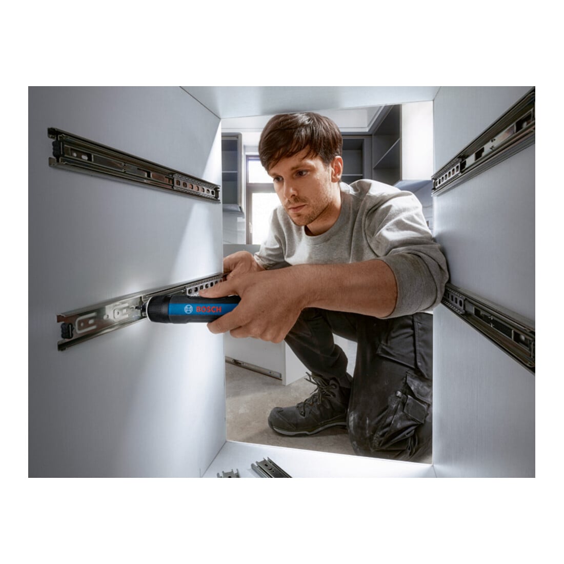 Bosch Tournevis sans fil Bosch GO dans coffret de rangement