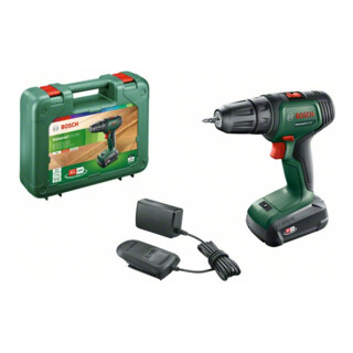 Bosch Trapano a batteria a 2 velocità UniversalDrill 18V, 1 batteria, caricabatterie