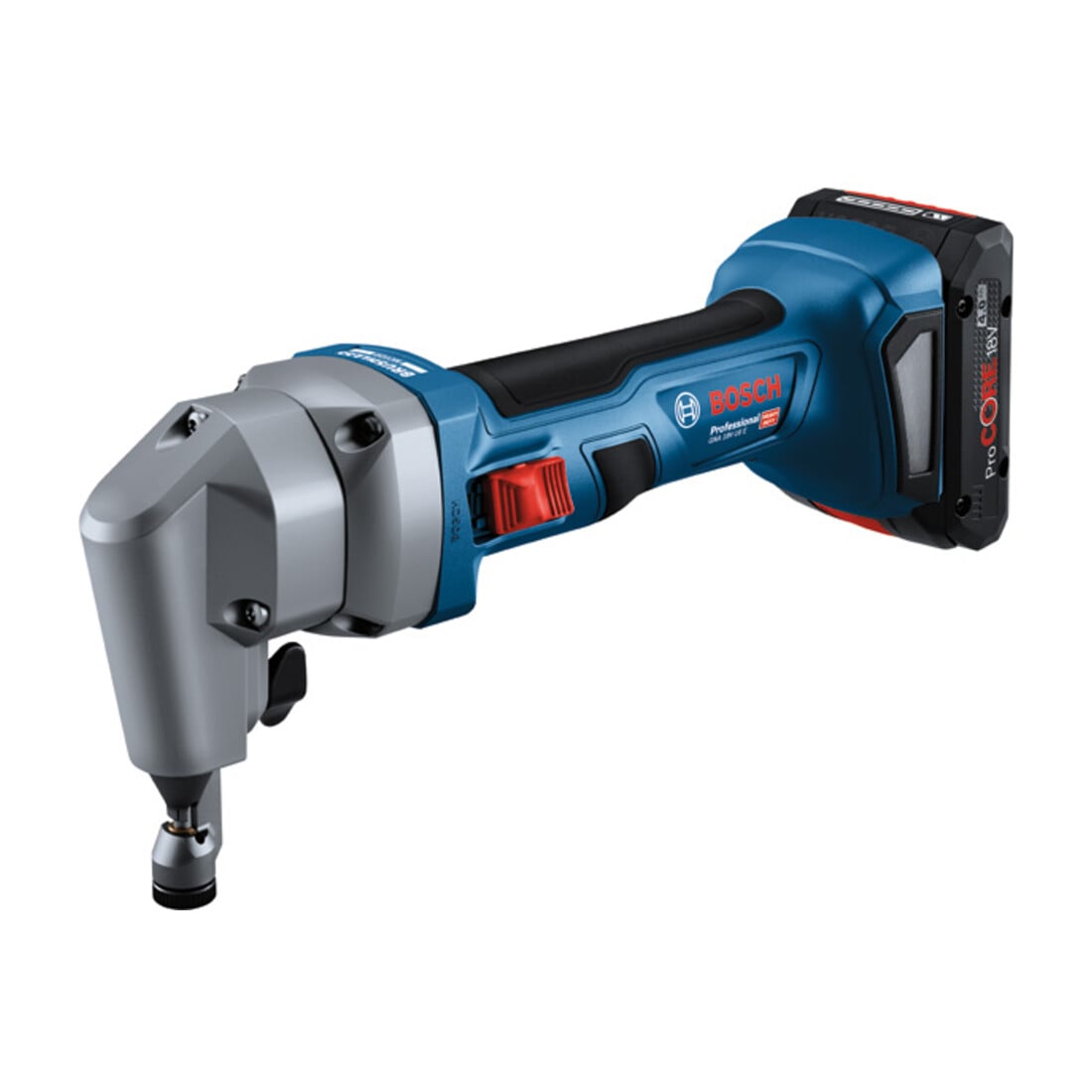 Bosch Trapano a Batteria GNA 18V-16 E, 2 Batterie ProCORE18V 4.0Ah, Caricabatterie e L-BOXX