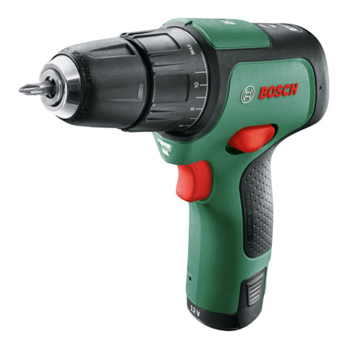 Bosch Trapano a percussione a 2 velocità EasyImpact 12 a batteria, 1 batteria (2,0Ah), caricabatterie