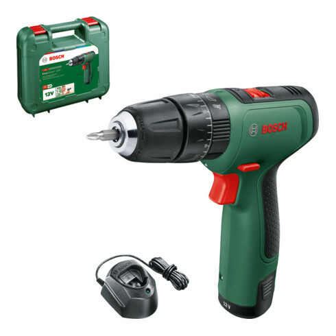 Bosch Trapano a percussione a 2 velocità EasyImpact 1200 a batteria, 1 batteria e caricabatterie