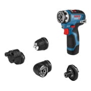Bosch Trapano avvitatore a batteria GSR 12V-35 FC con 2 batterie agli ioni di litio da 3,0 Ah 1 attacco L-BOXX-2