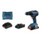 Bosch Trapano avvitatore a batteria GSR 18V-55, 2 x batterie ProCORE 18 V 4,0 Ah, caricabatterie rapido GAL 18V-40-1