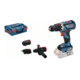 Bosch Trapano avvitatore a batteria GSR 18V-60 FC, senza batteria, 3 attacchi L-BOXX-1