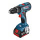 Bosch Trapano avvitatore a percussione a batteria GSB 18V-28, 2 batterie GBA da 18 V, caricabatterie rap. GAL 18V-40-2