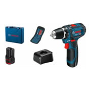 Bosch Trapano avvitatore professionale a batteria GSR 12 V 15, kit, valigetta