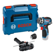 Bosch Trapano cacciavite a batteria GSR 12V-35 FC (senza batteria, GFA, L-BOXX)