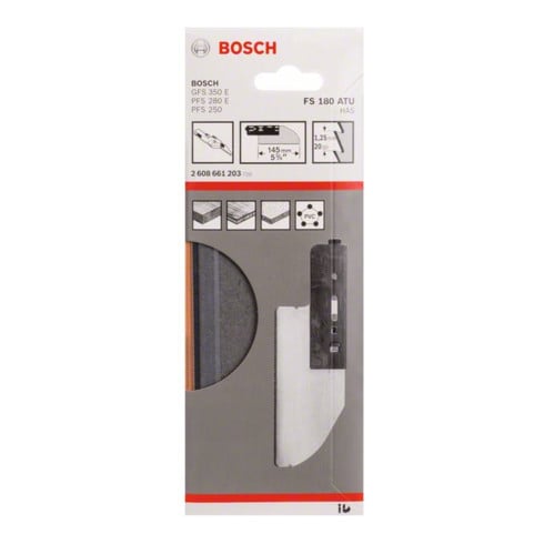 Bosch Trennsägeblatt FS 180 ATU HCS 145 mm 1,25 mm