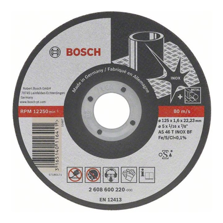 Bosch Trennscheibe gerade Best for Inox Rapido Long Life A 60 W BF 41, 115x22,23x1 mm