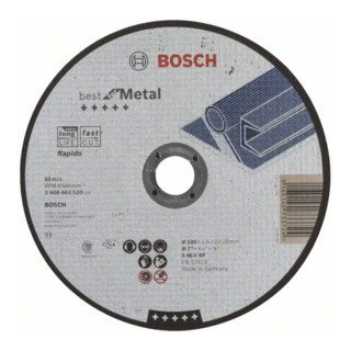 Bosch Trennscheibe gerade Best for Metal - Rapido A 46 V BF