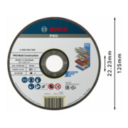 Bosch Trennscheibe gerade Rapido Multi Construction ACS 60 V BF 125 mm 1,0 mm-2