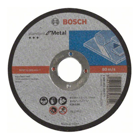 Bosch Trennscheiben Standard for Metal, gerade