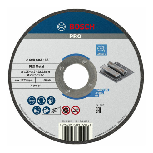 Bosch Trennscheiben Standard for Metal, gerade