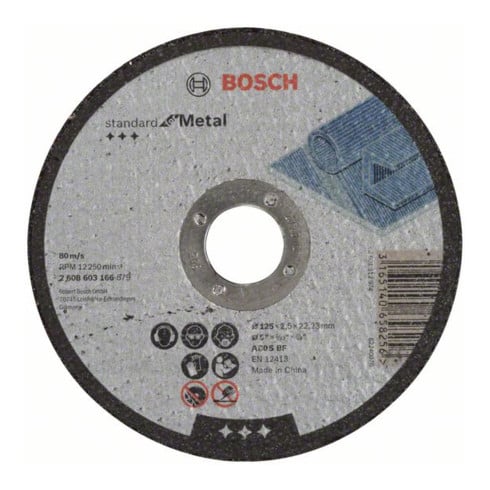Bosch Trennscheiben Standard for Metal, gerade