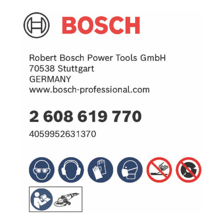 Bosch Trennscheibe gerade, Standard for Metal Straight 230 mm, 22.23 mm