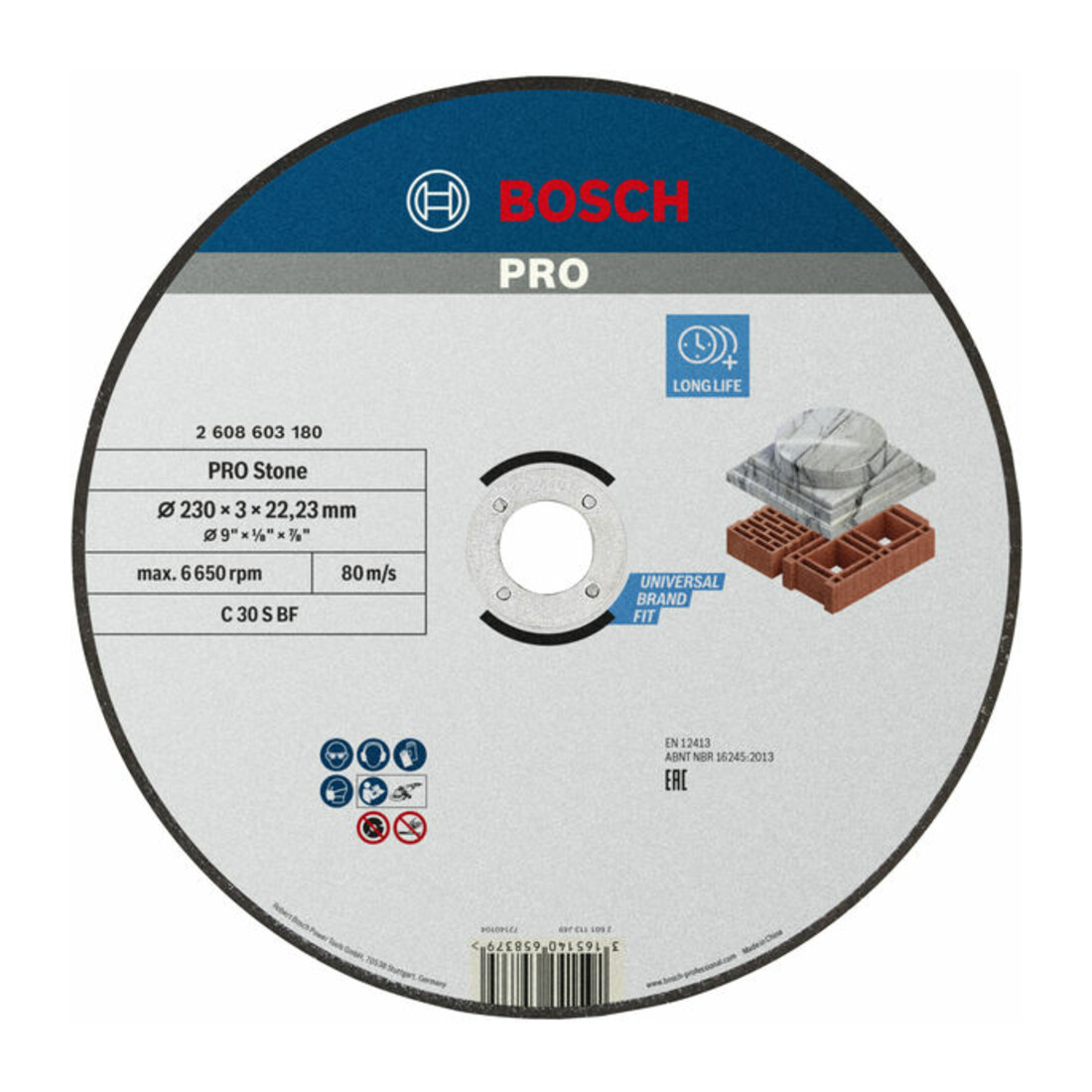 Bosch Trennscheibe gerade Standard for Stone C 30 S BF 230 mm 3,0 mm