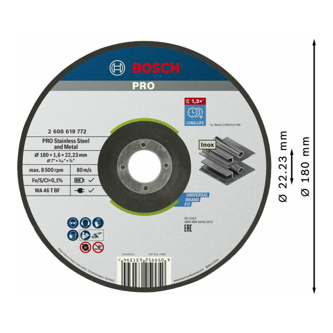Bosch Trennscheibe Standard for Inox