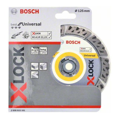 Bosch Trennscheibe X-LOCK Best for Universal 125 x 22,23 x 2,4 x 12 mm